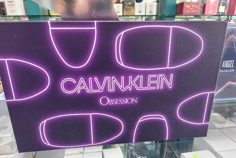 4-Piece Obsession by Calvin Klein Women's Gift Set EDP+Body Lotion+Body Wash