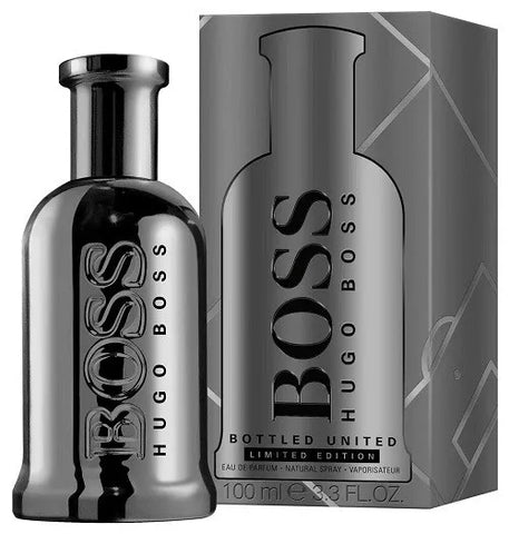 BOSS BOTTLED UNITED BY HUGO BOSS 3.4 OZ EDT SPRAY TESTER PACKAGE