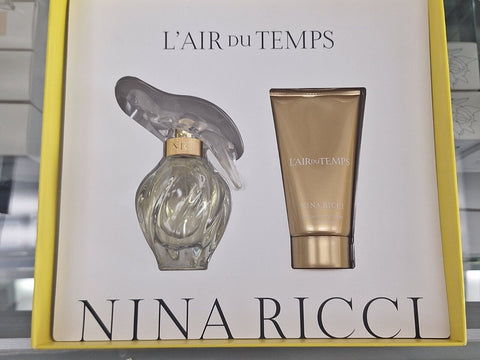 Nina Ricci L'Air Du Temps Gift Set Eau de Toilette 1.7 oz + Body Lotion 2.5 oz