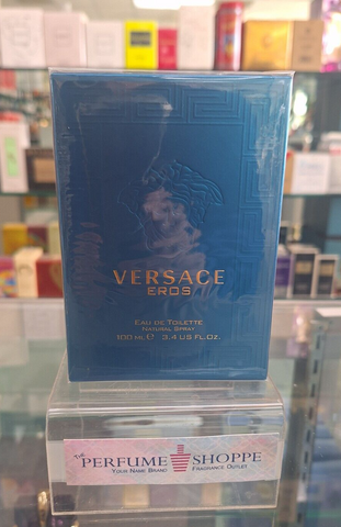 Versace Eros for Men by Versace EDT Eau de Toilette Spray 3.4 fl oz/100 ml