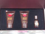 Wood by DSquared2 - Gift Set .80oz Shower Gel+After Shave Balm+5 ml EDT NEW