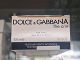 Dolce & Gabbana 'The One' For Men  EDT Eau de Toilette  3.3 fl oz/100 ml *tester*