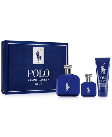 Ralph Lauren Polo Blue 3 Piece Gift Set